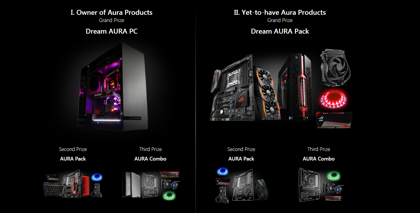 Aura Sync Prizes